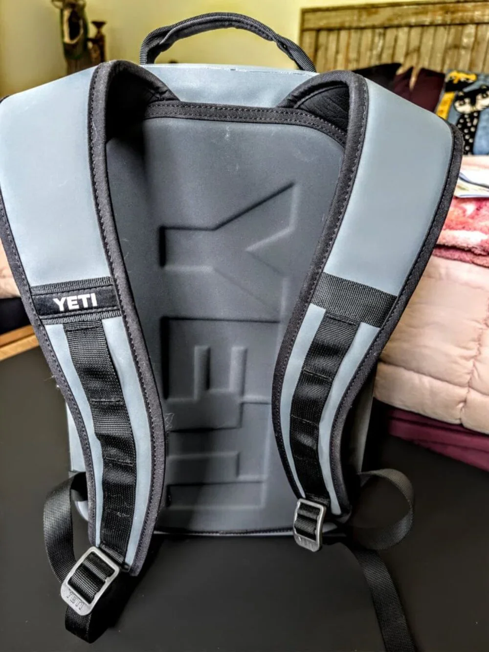 YETI Panga 28L Waterproof Backpack Submersible, Gray/Blue